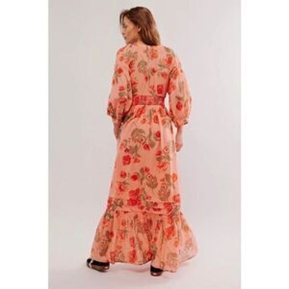 Free People Womens Golden Hour Maxi Dress Multicolor Size XS NWT - Picture 2 of 8